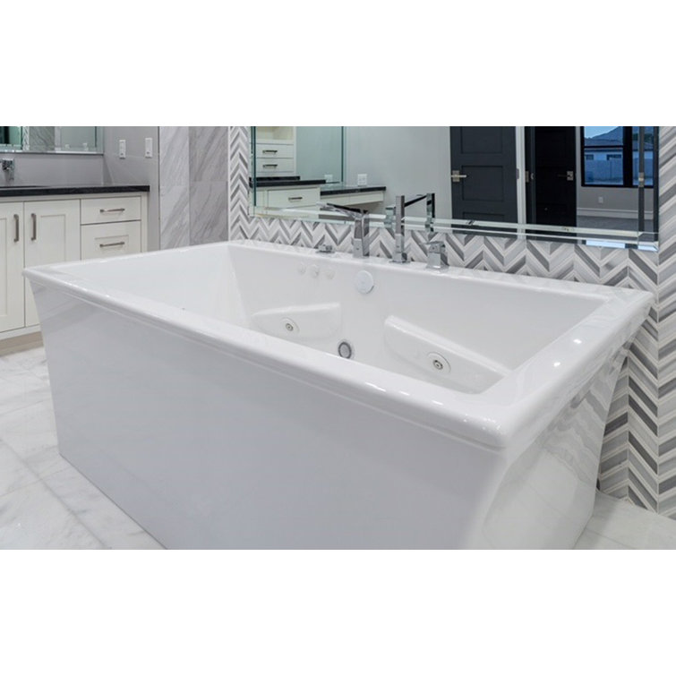 Hydro Massage Products Reward 72" x 42" Freestanding Soaking Bathtub
